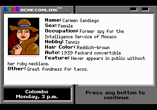 Where in the World is Carmen Sandiego